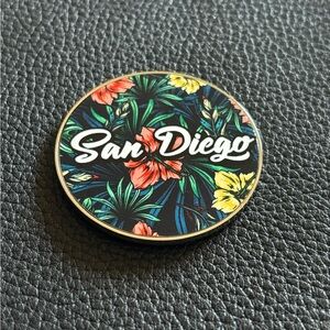 San Diego Floral Magnet